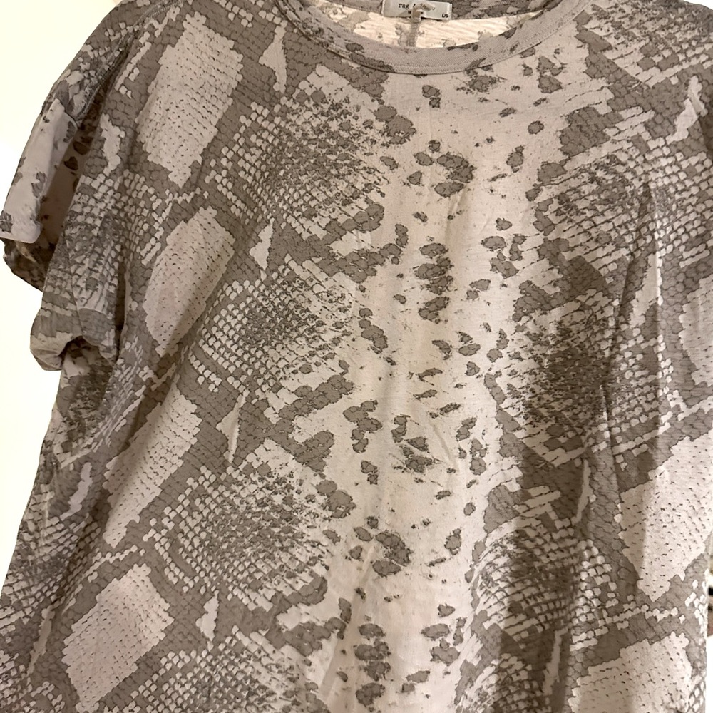 Rag & Bone snakeskin print t-shirt